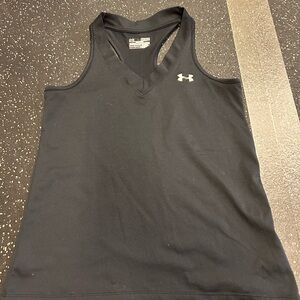 Under Armour Black V-Neck Athletic Tank